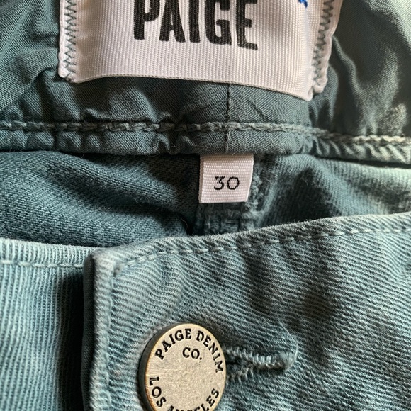 Paige Denim Gem Flare jeans size 30. Y2K style, dusty blue/green color. - Picture 3 of 3